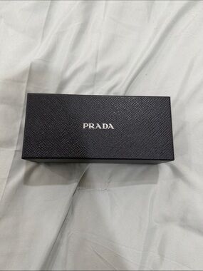 Prada Black Eyewear Box with Silver Logo